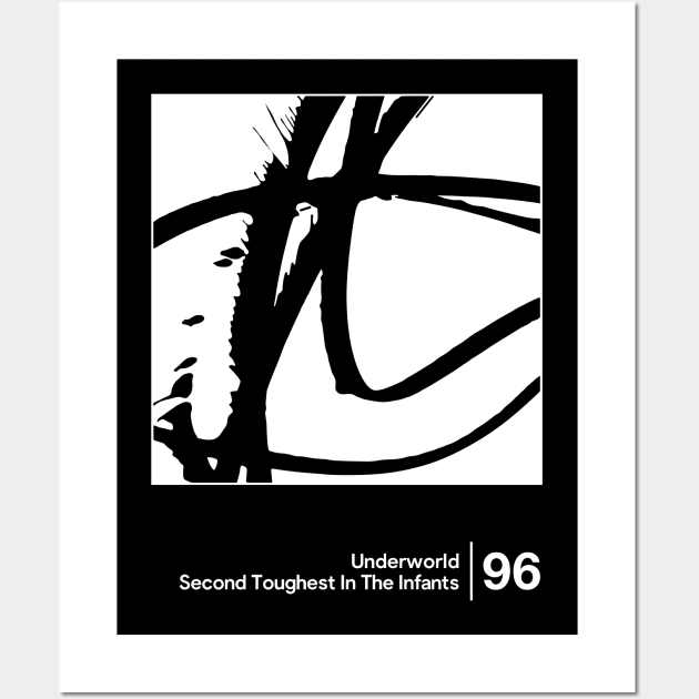 Second Toughest In The Infants / Minimal Style Graphic Artwork Design Wall Art by saudade